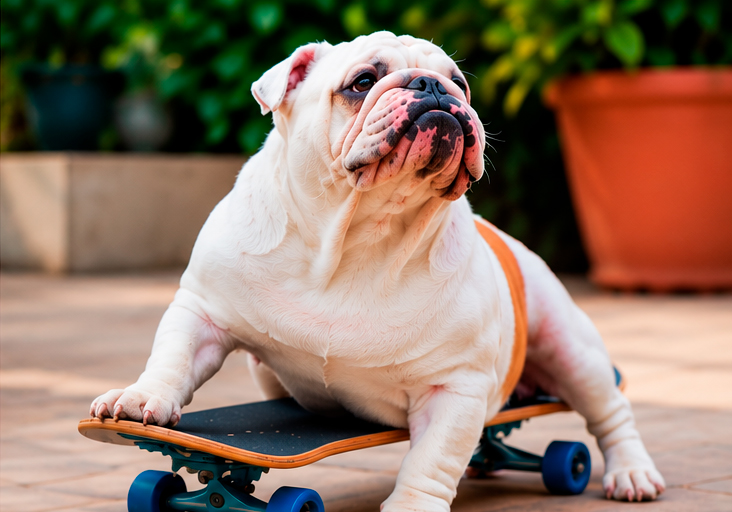 Macho da raça Bulldog Inglês do Canil Duas Marias