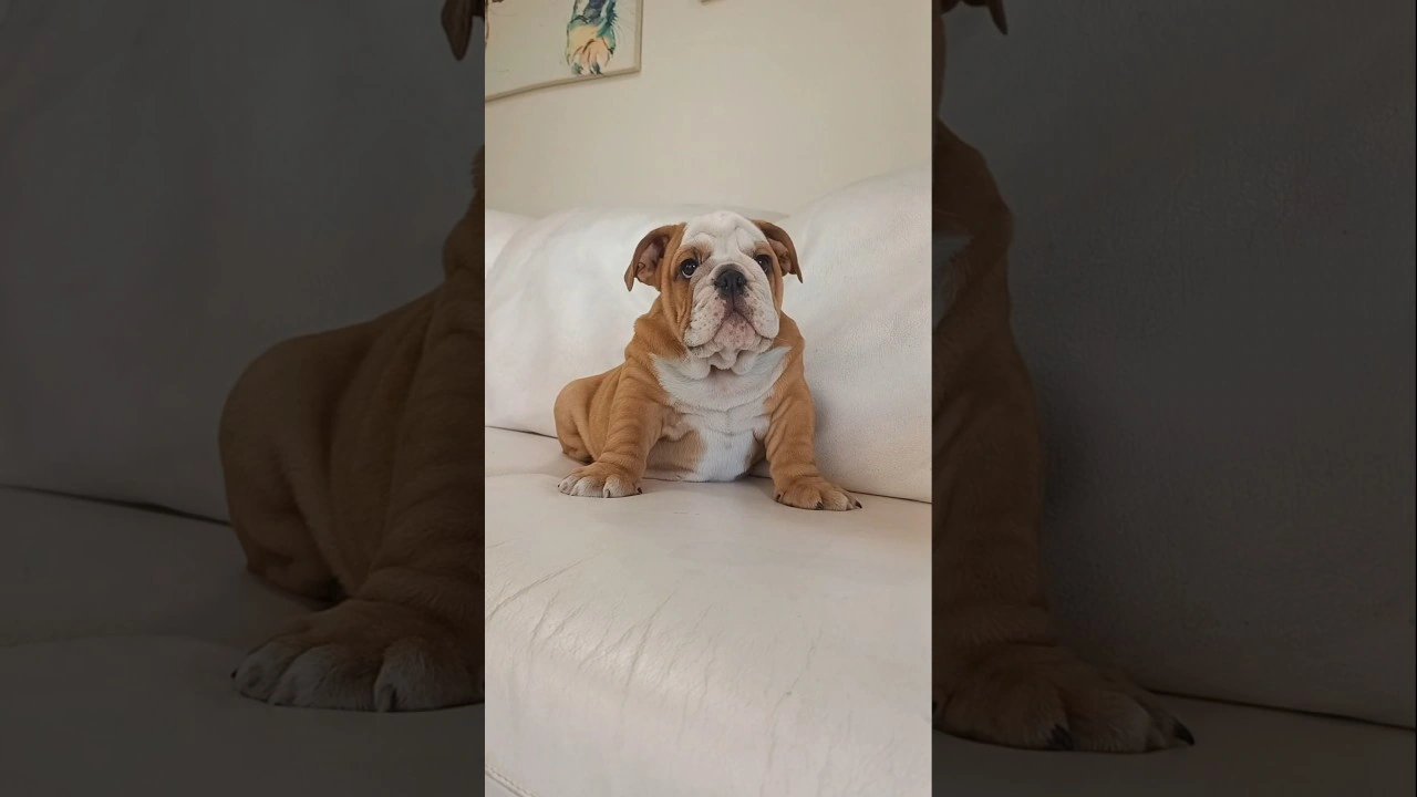 Filhote de Bulldog Inglês